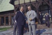 Willy Brand i Edward Gierek w Łańsku, 1977 rok
